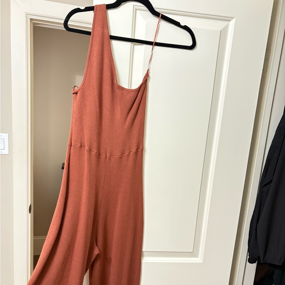 Free People Terracotta Jumpsuit